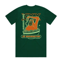 Load image into Gallery viewer, Green Cotton T-shirt Graphic Print
