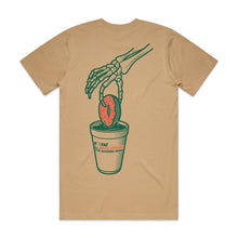 Load image into Gallery viewer, Tan Cotton T-shirt Graphic Print
