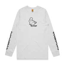 Load image into Gallery viewer, Grey Marle Cotton Long Sleeve T-shirt Graphic Print
