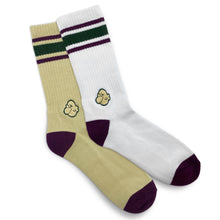 Load image into Gallery viewer, White Socks Crew Length 2 Pack
